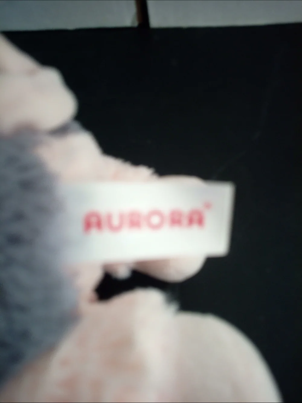 Aurora Plush Pink and Gray Pig Stuffed Animal - Soft Small Pet Toy